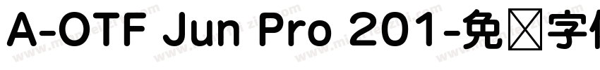 A-OTF Jun Pro 201字体转换